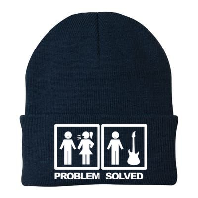 Problem Solved Guitar Knit Cap Winter Beanie