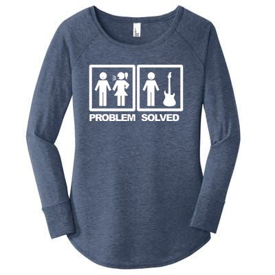 Problem Solved Guitar Women's Perfect Tri Tunic Long Sleeve Shirt