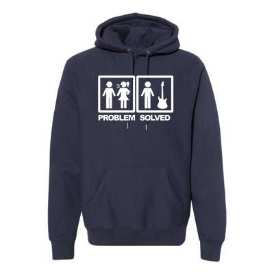 Problem Solved Guitar Premium Hoodie