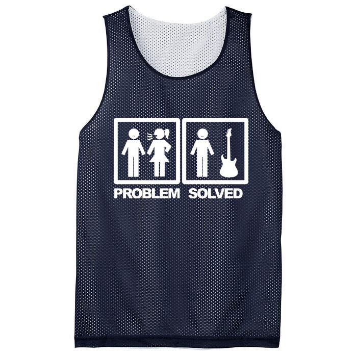 Problem Solved Guitar Mesh Reversible Basketball Jersey Tank