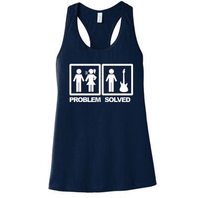 Problem Solved Guitar Women's Racerback Tank