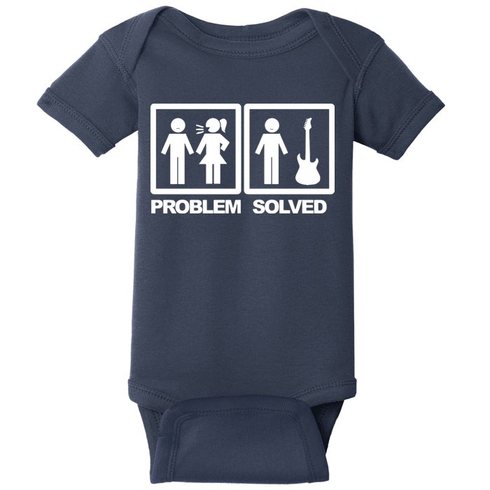 Problem Solved Guitar Baby Bodysuit