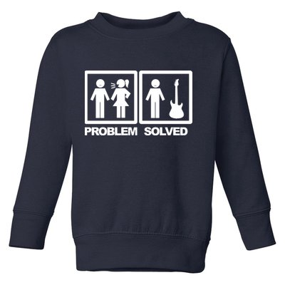 Problem Solved Guitar Toddler Sweatshirt