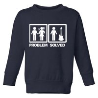 Problem Solved Guitar Toddler Sweatshirt