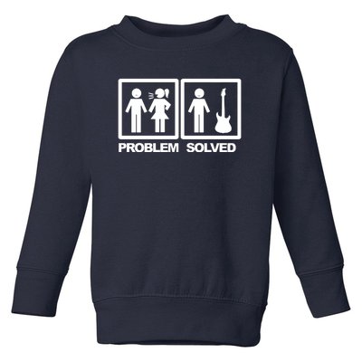 Problem Solved Guitar Toddler Sweatshirt