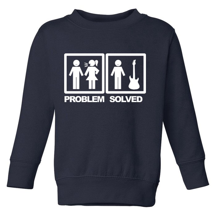 Problem Solved Guitar Toddler Sweatshirt