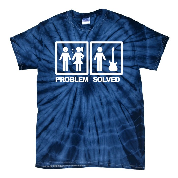 Problem Solved Guitar Tie-Dye T-Shirt