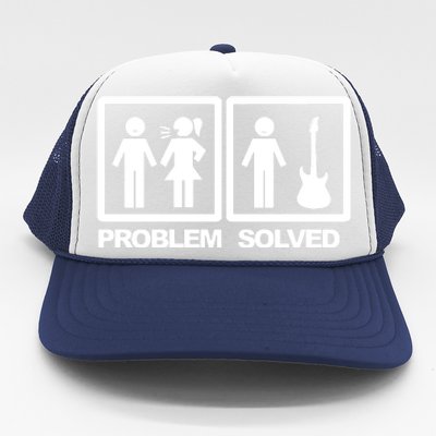 Problem Solved Guitar Trucker Hat