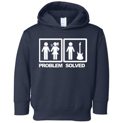 Problem Solved Guitar Toddler Hoodie