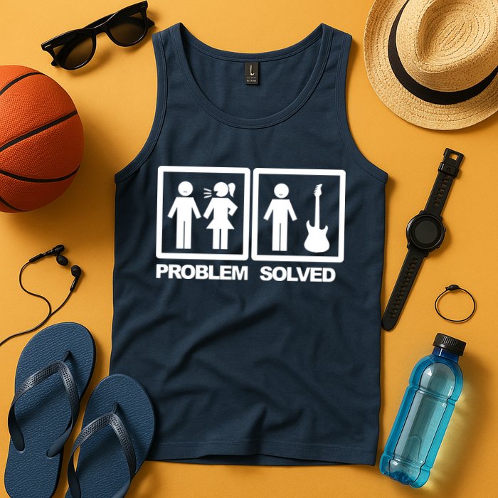 Problem Solved Guitar Tank Top