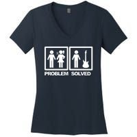 Problem Solved Guitar Women's V-Neck T-Shirt