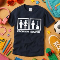 Problem Solved Guitar Kids T-Shirt
