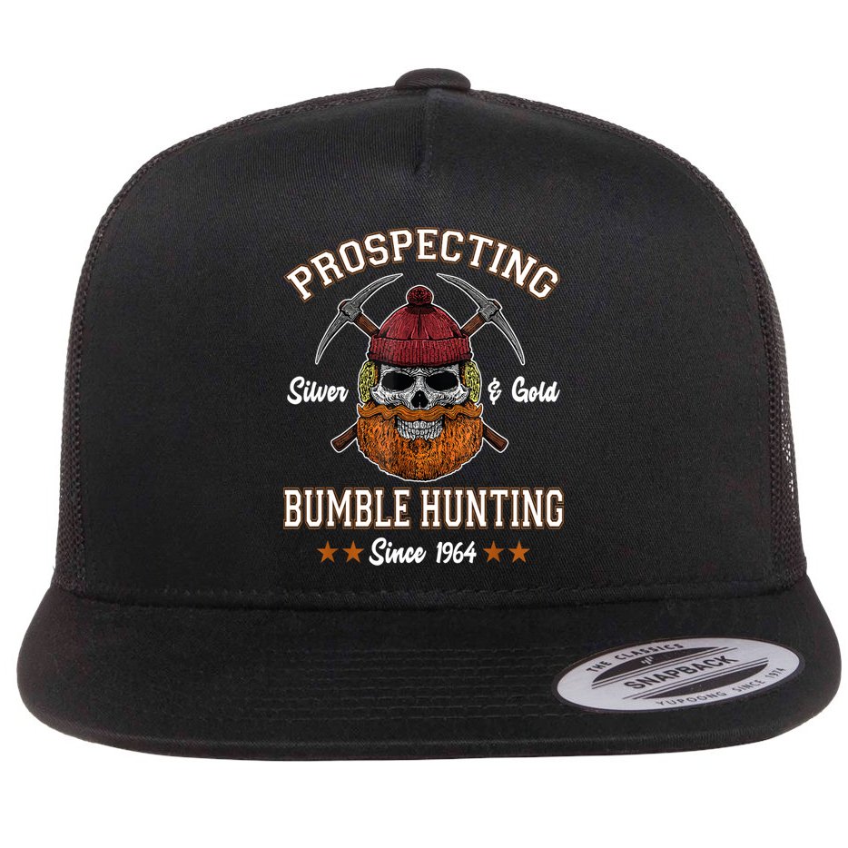 Prospecting Silver & Gold Bumble Hunting Since Flat Bill Trucker Hat