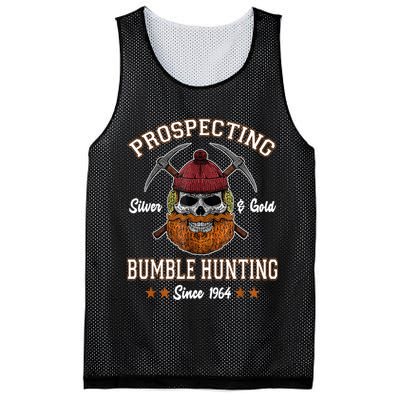 Prospecting Silver & Gold Bumble Hunting Since Mesh Reversible Basketball Jersey Tank