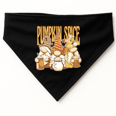 Pumpkin Spice Gnomes Autumn Lover USA-Made Doggie Bandana