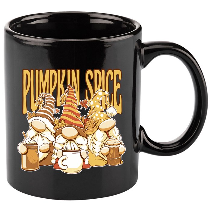 Pumpkin Spice Gnomes Autumn Lover 11oz C Handle Ceramic Mug