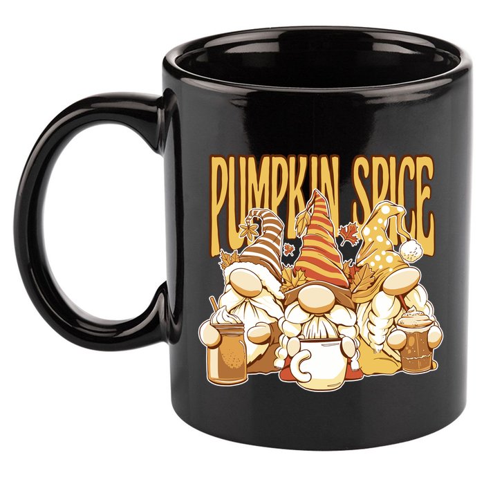 Pumpkin Spice Gnomes Autumn Lover 11oz C Handle Ceramic Mug