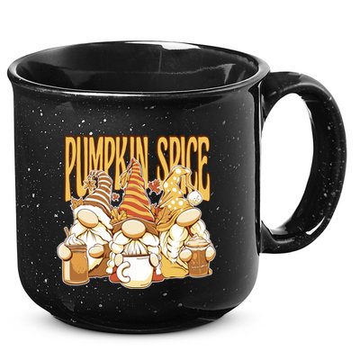Pumpkin Spice Gnomes Autumn Lover 15oz Campfire Ceramic Mug