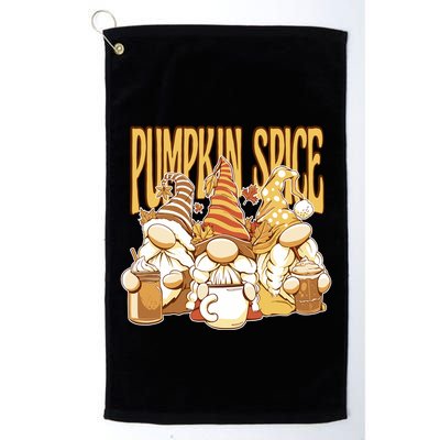 Pumpkin Spice Gnomes Autumn Lover Golf Towel
