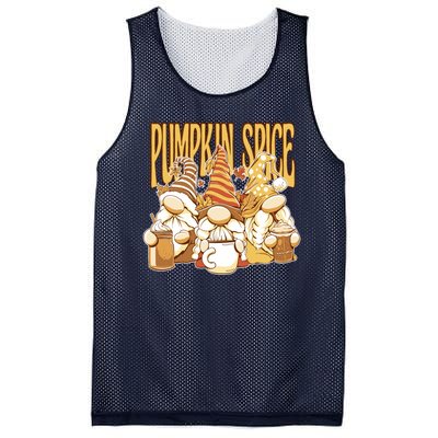 Pumpkin Spice Gnomes Autumn Lover Mesh Reversible Basketball Jersey Tank