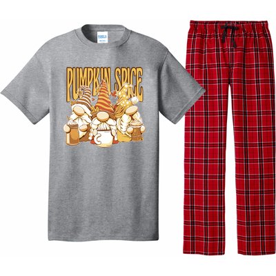 Pumpkin Spice Gnomes Autumn Lover Pajama Set