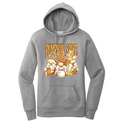 Pumpkin Spice Gnomes Autumn Lover Women's Pullover Hoodie