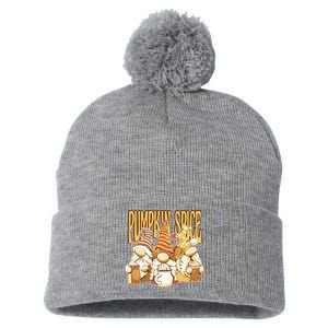 Pumpkin Spice Gnomes Autumn Lover Pom Pom 12in Knit Beanie