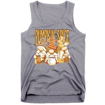 Pumpkin Spice Gnomes Autumn Lover Tank Top