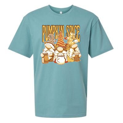 Pumpkin Spice Gnomes Autumn Lover Sueded Cloud Jersey T-Shirt