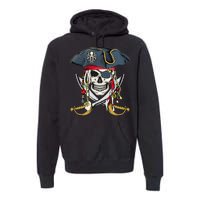 Pirate Skull Halloween Little Premium Hoodie