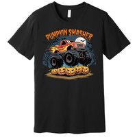 Pumpkin Smasher Halloween Monster Truck Lover Premium T-Shirt