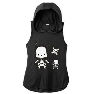 Pochacco Skeleton Halloween Sweat Ladies PosiCharge Tri-Blend Wicking Draft Hoodie Tank