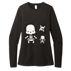 Pochacco Skeleton Halloween Sweat Womens CVC Long Sleeve Shirt