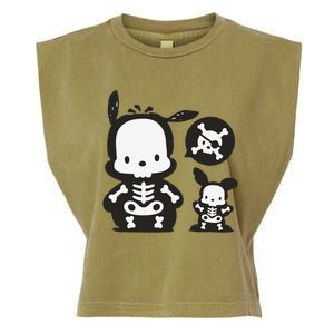 Pochacco Skeleton Halloween Sweat Garment-Dyed Women's Muscle Tee