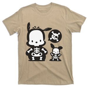 Pochacco Skeleton Halloween Sweat T-Shirt