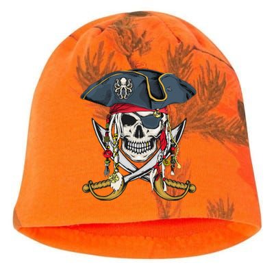 Pirate Skull Halloween Little Kati - Camo Knit Beanie