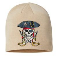 Pirate Skull Halloween Little Sustainable Beanie