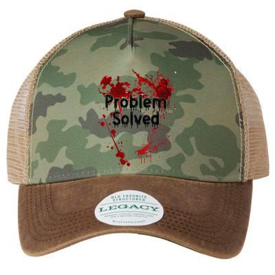 Problem Solved Halloween Print Legacy Tie Dye Trucker Hat