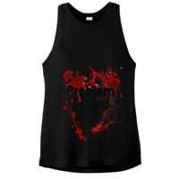 Problem Solved Halloween Print Ladies PosiCharge Tri-Blend Wicking Tank