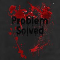 Problem Solved Halloween Print Garment-Dyed Fleece Hoodie