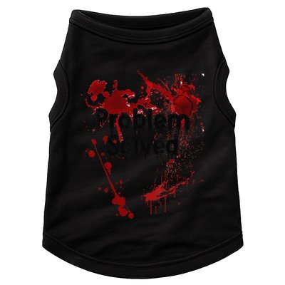 Problem Solved Halloween Print Doggie Tank