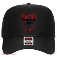 Problem Solved Halloween Print High Crown Mesh Back Trucker Hat