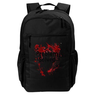 Problem Solved Halloween Print Daily Commute Backpack