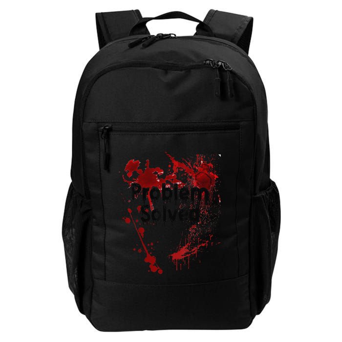 Problem Solved Halloween Print Backpack