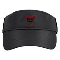 Problem Solved Halloween Print Adult Drive Performance Visor