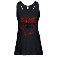 Problem Solved Halloween Print Ladies Essential Flowy Tank