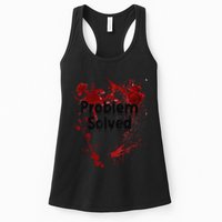 Problem Solved Halloween Print Womens Tank Top