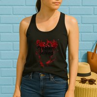 Problem Solved Halloween Print Womens Tank Top