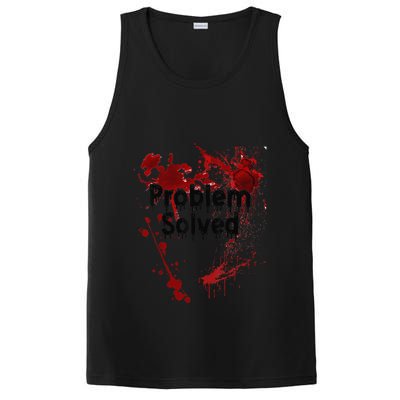 Problem Solved Halloween Print PosiCharge Competitor Tank