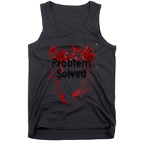 Problem Solved Halloween Print Tank Top